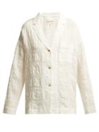 Matchesfashion.com Mara Hoffman - Eleanor Cotton Blend Shirt - Womens - White