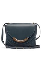 Matchesfashion.com Wandler - Luna Small Leather Shoulder Bag - Womens - Blue