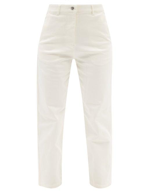 Lee Mathews - Mid-rise Straight-leg Jeans - Womens - Cream