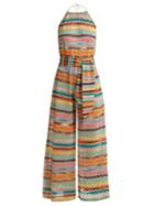 Missoni Mare Zigzag-striped Lam Jumpsuit