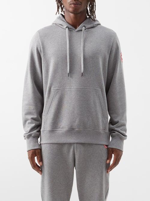 Canada Goose - Huron Organic-cotton Jersey Hoodie - Mens - Grey