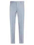 Matchesfashion.com Paul Smith - Soho Wool And Mohair Blend Suit Trousers - Mens - Light Blue