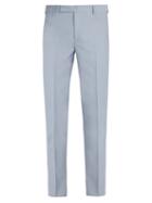 Matchesfashion.com Paul Smith - Soho Wool And Mohair Blend Suit Trousers - Mens - Light Blue