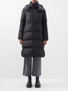 Moncler - Brouffier Quilted Down Hooded Coat - Womens - Black