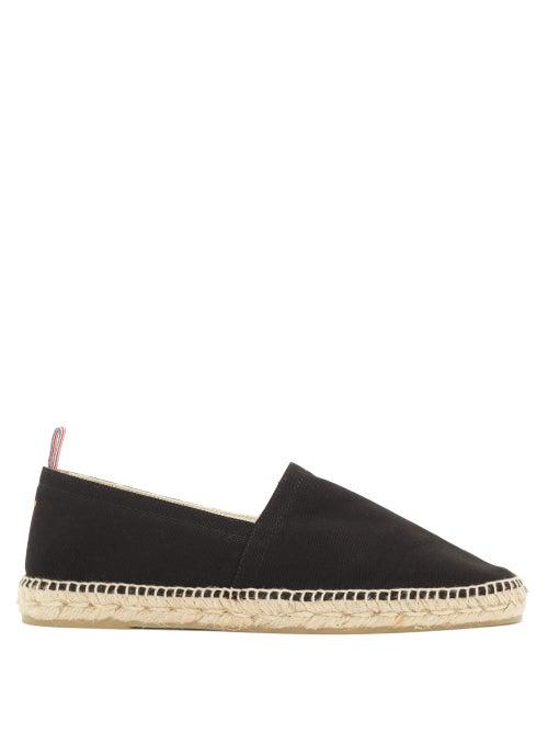 Mens Shoes Castaer - Classic Canvas Espadrilles - Mens - Black