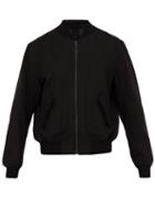 Matchesfashion.com Ann Demeulemeester - Cotton Blend Bomber Jacket - Mens - Black