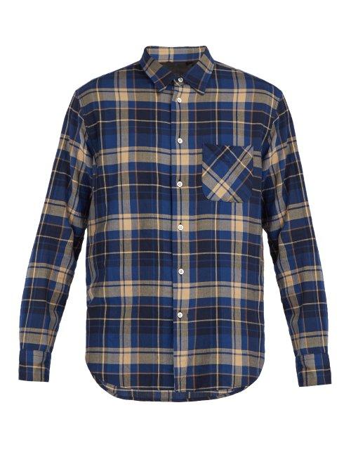 Matchesfashion.com Rag & Bone - Fit 3 Beach Plaid Shirt - Mens - Blue Multi