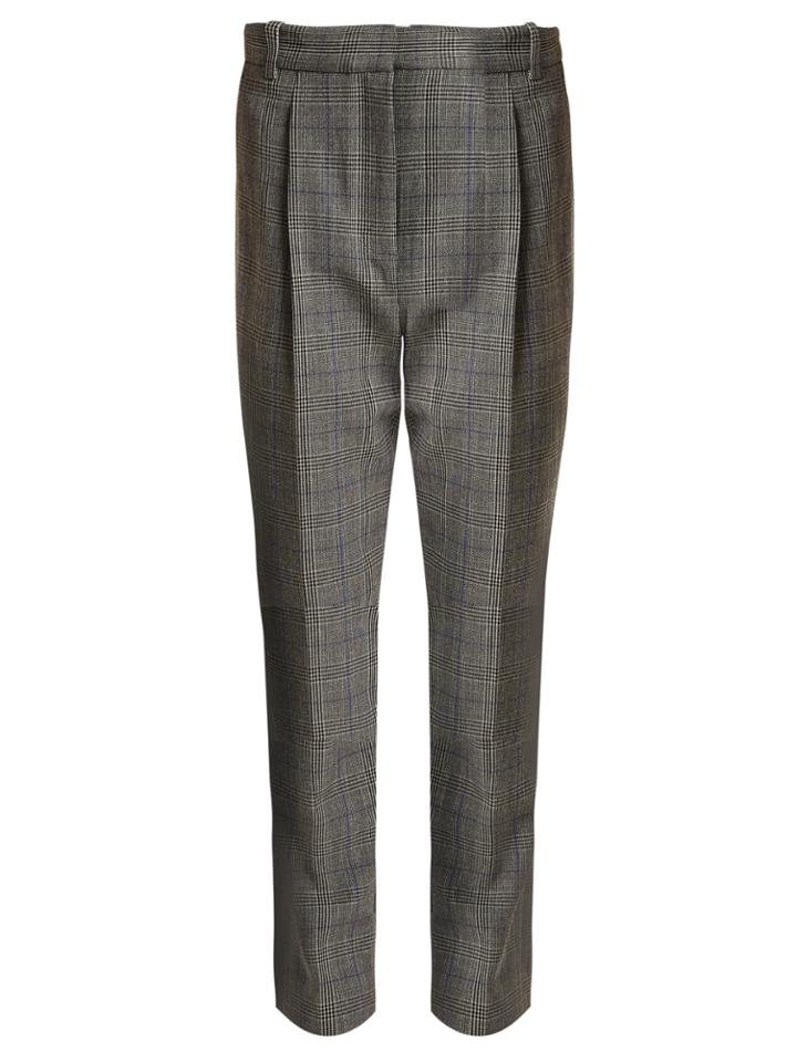 Rebecca Taylor High-rise Checked Cropped Trousers