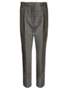 Rebecca Taylor High-rise Checked Cropped Trousers