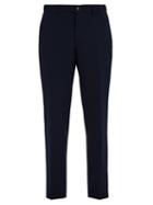 Matchesfashion.com Altea - Mid Rise Straight Leg Trousers - Mens - Navy