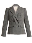 Rebecca Taylor Double-breasted Checked Jacket