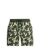 Vilebrequin Moorise Danse De Feu-print Swim Shorts