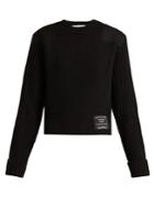 Pswl Ribbed-knit Cotton-blend Sweater