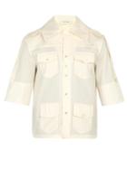 Matchesfashion.com Wales Bonner - Short Sleeved Cotton Shirt - Mens - Ivory