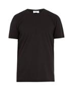 Matchesfashion.com Frame - Crew Neck Cotton Jersey T Shirt - Mens - Black