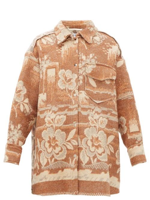 Matchesfashion.com Rave Review - Rakel Upcycled Vintage Blanket Jacket - Womens - Brown Multi