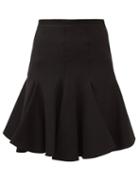 Matchesfashion.com Giambattista Valli - Fluted Crepe Skirt - Womens - Black