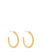 Matchesfashion.com Pippa Small Turquoise Mountain - Rohin 18kt Gold Vermeil Hoop Earrings - Womens - Gold