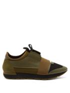 Balenciaga Race Runner Panelled Trainers