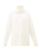 Matchesfashion.com Joseph - Sloppy Joe Oversized Wool Sweater - Womens - Cream
