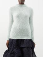 Cecilie Bahnsen - Indira Mohair-blend Sweater - Womens - Light Blue