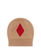 Matchesfashion.com Chlo - Logo-jacquard Wool Beanie Hat - Womens - Beige