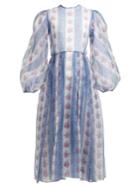 Emilia Wickstead Veronica Floral-print Silk-organza Dress