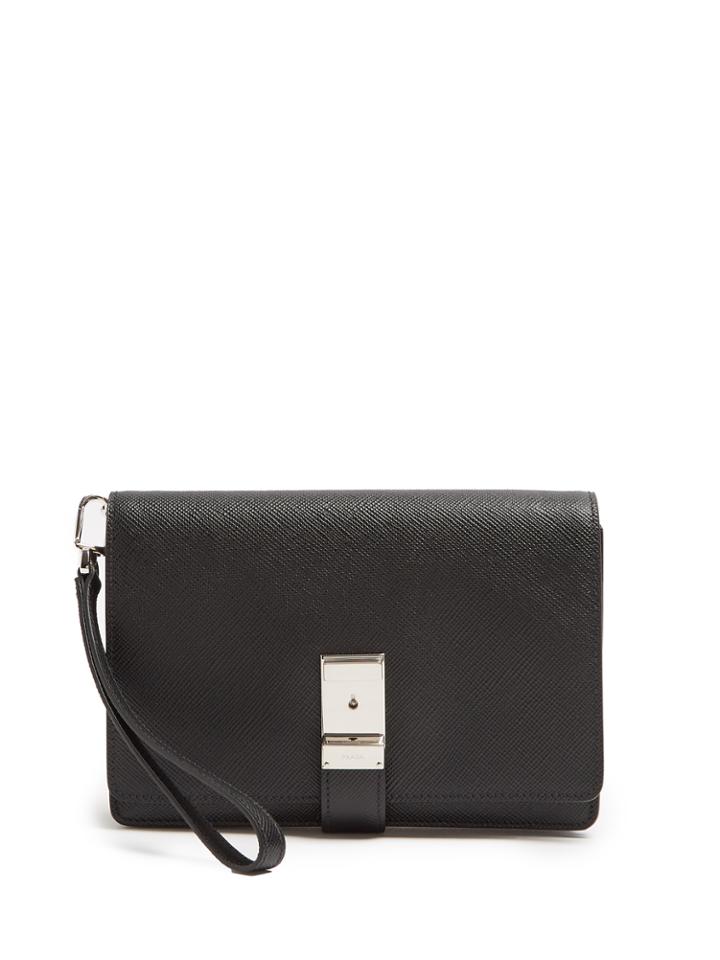 Prada Saffiano-leather Pouch