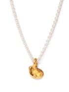 Alighieri - The Unwinding Answer 24kt Gold-plated Necklace - Womens - Silver Gold