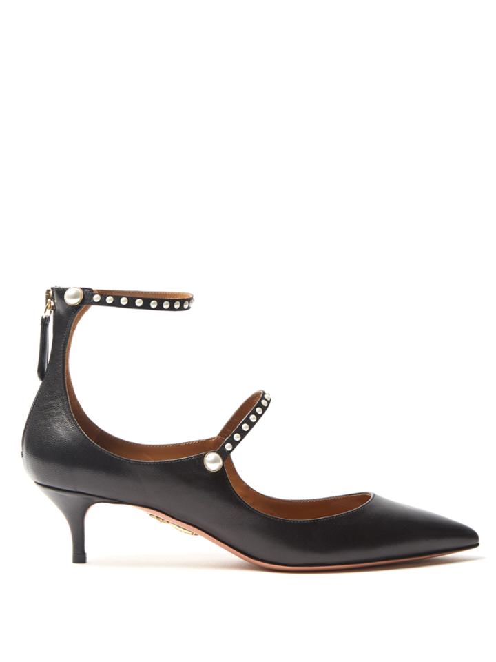 Aquazzura Nolita Leather Pumps