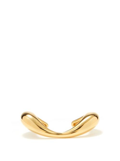 Charlotte Chesnais - Lips 18kt Gold-vermeil Cuff - Womens - Yellow Gold