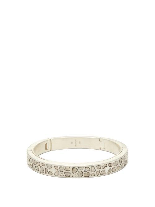 Matchesfashion.com Parts Of Four - Sistema Sterling Silver Rough Pav Bracelet - Mens - Gold
