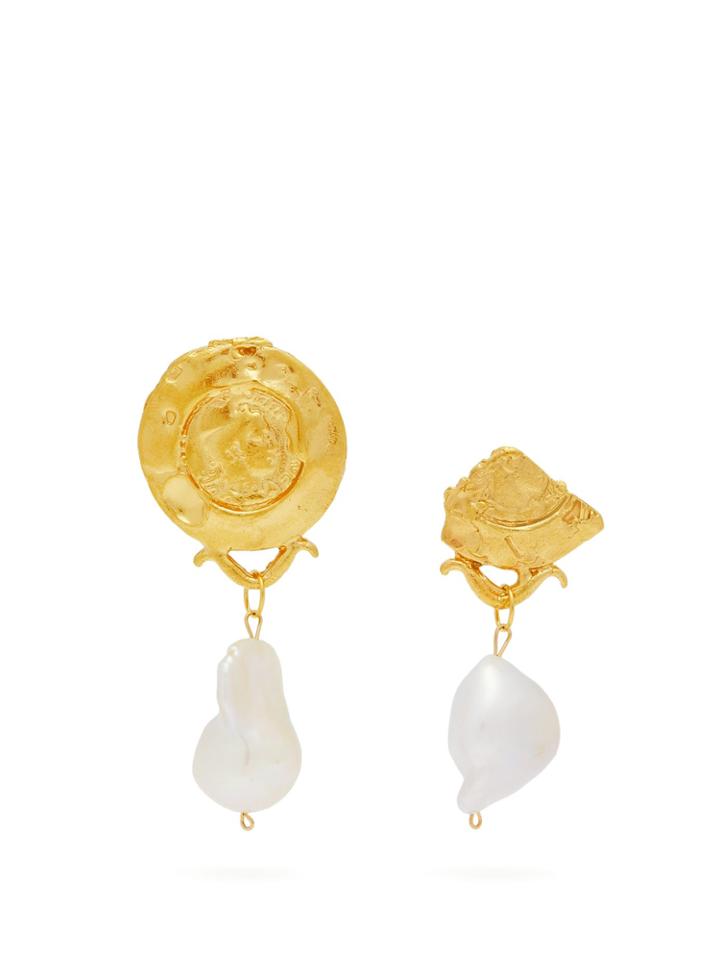 Alighieri Passione Di Napoli 24kt Gold-plated Earrings