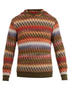 Missoni Slouchy Zigzag-knit Hooded Sweater