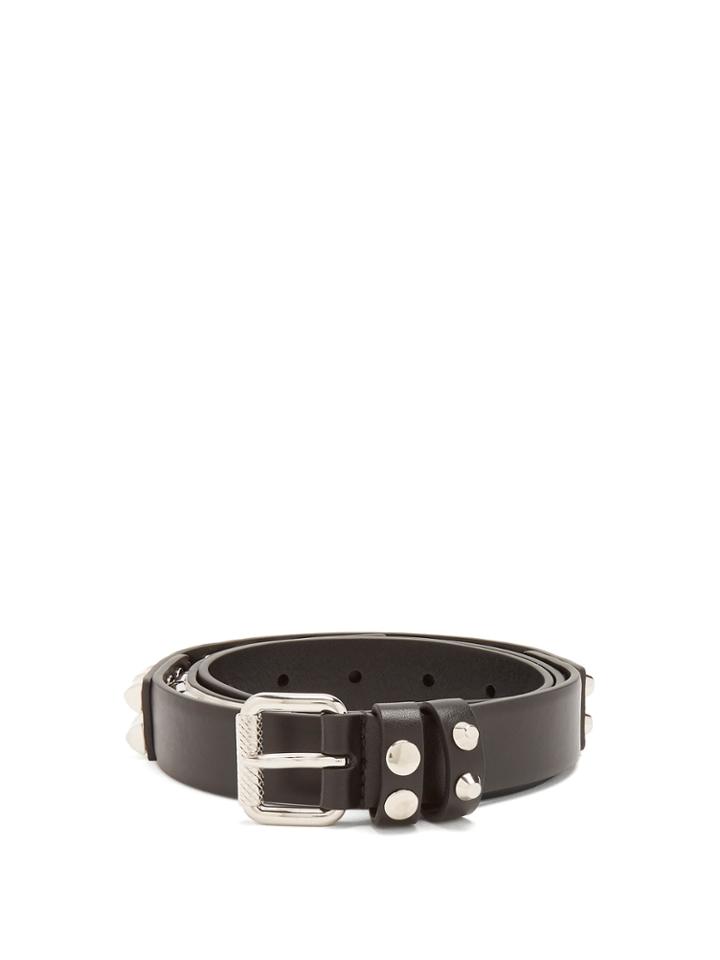 Prada Studded Leather Belt