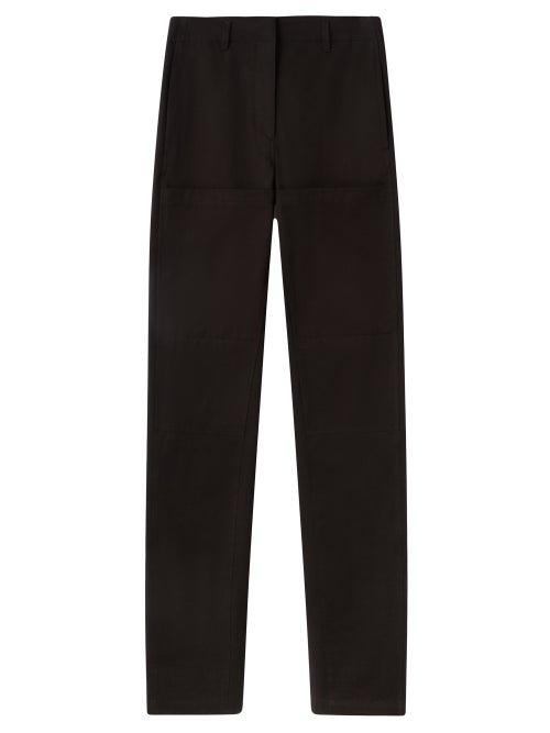 Lemaire - Panelled Water-repellent Gabardine Trousers - Womens - Black