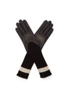 Matchesfashion.com Agnelle - Cecilia Leather Gloves - Womens - Black