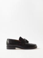 Maison Margiela - Tabi Split-toe Leather Loafers - Mens - Black