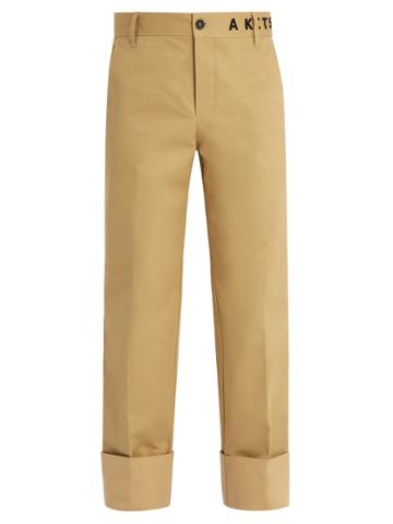 Ader Error X Maison Kitsuné Cotton Chino Trousers
