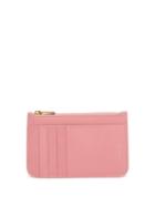Matchesfashion.com Mansur Gavriel - Zipped Grained-leather Cardholder - Womens - Pink