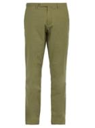 Matchesfashion.com Polo Ralph Lauren - Cotton Blend Chino Trousers - Mens - Green