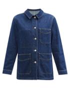 Officine Gnrale - Camila Flap-pocket Denim Jacket - Womens - Denim