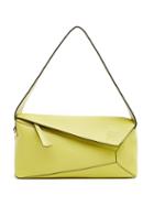 Loewe - Puzzle Leather Shoulder Bag - Womens - Yellow