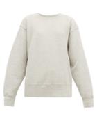 Matchesfashion.com Les Tien - Loopback Cotton Sweatshirt - Womens - Grey