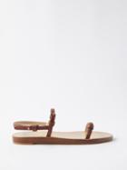Gabriela Hearst - Steward Leather Sandals - Womens - Brown