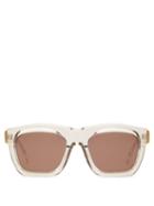 Matchesfashion.com Kuboraum - C2 Square Acetate Sunglasses - Mens - Clear