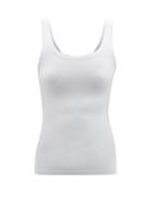 Ladies Lingerie Hanro - Touch Feeling Scoop-neck Tank Top - Womens - Light Blue