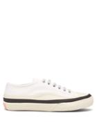 Matchesfashion.com Acne Studios - Bl Konst Cotton Canvas Trainers - Mens - White