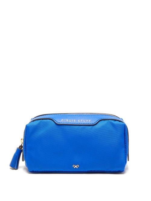 Matchesfashion.com Anya Hindmarch - Girlie Stuff Make-up Bag - Womens - Blue