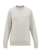 Matchesfashion.com Jjjjound X A.p.c. - Logo-embossed Cotton Sweatshirt - Mens - Grey